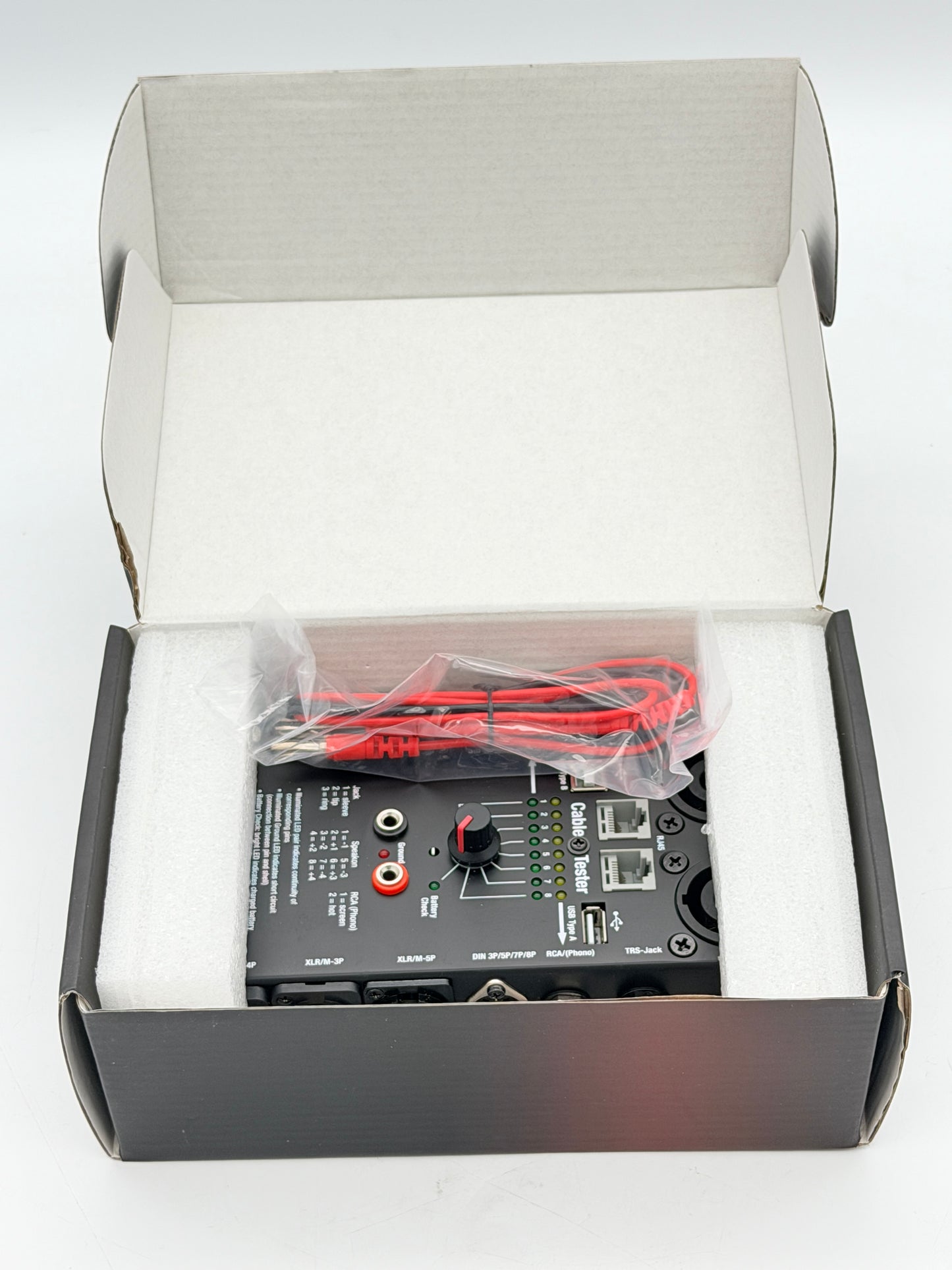 Kopul CBT-12 12-in-1 Cable Tester Speakon XLR RCA - New In Box