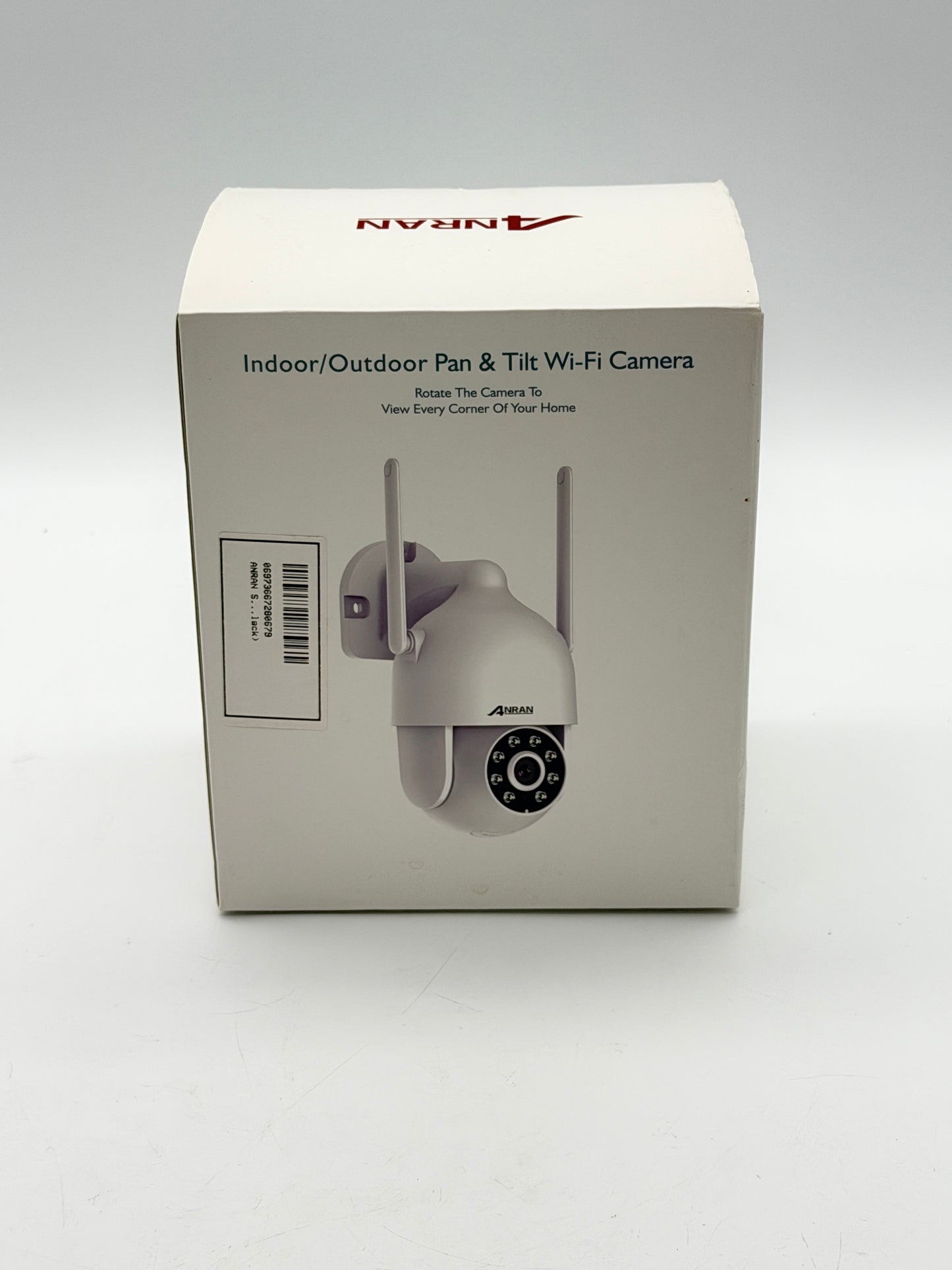 Anran Indoor/Outdoor Pan & Tilt Wi-Fi Security Camera White New Open Box