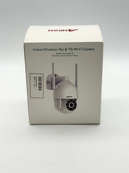 Anran Indoor/Outdoor Pan & Tilt Wi-Fi Security Camera White New Open Box