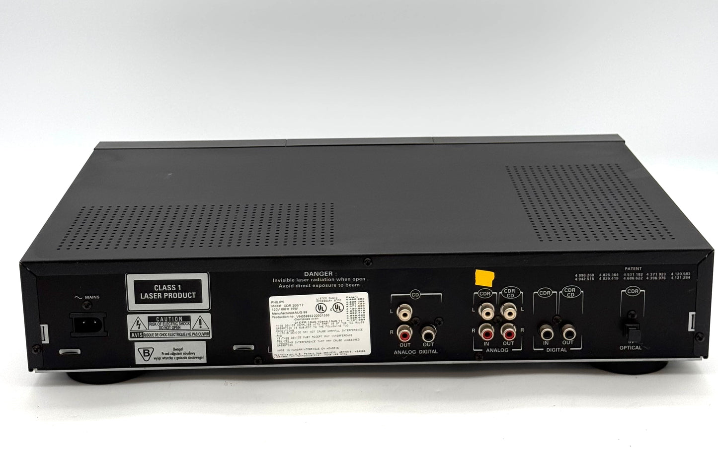 VTG Philips CDR-200 Audio CD Compact Disc Recorder HiFi Audio