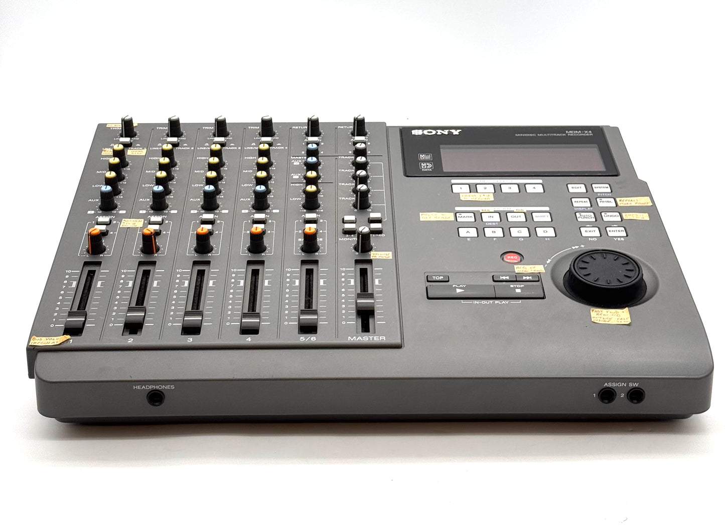 Sony MiniDisc Multitrack Recorder MDM-X4 Pro Audio Equipment Gray Used