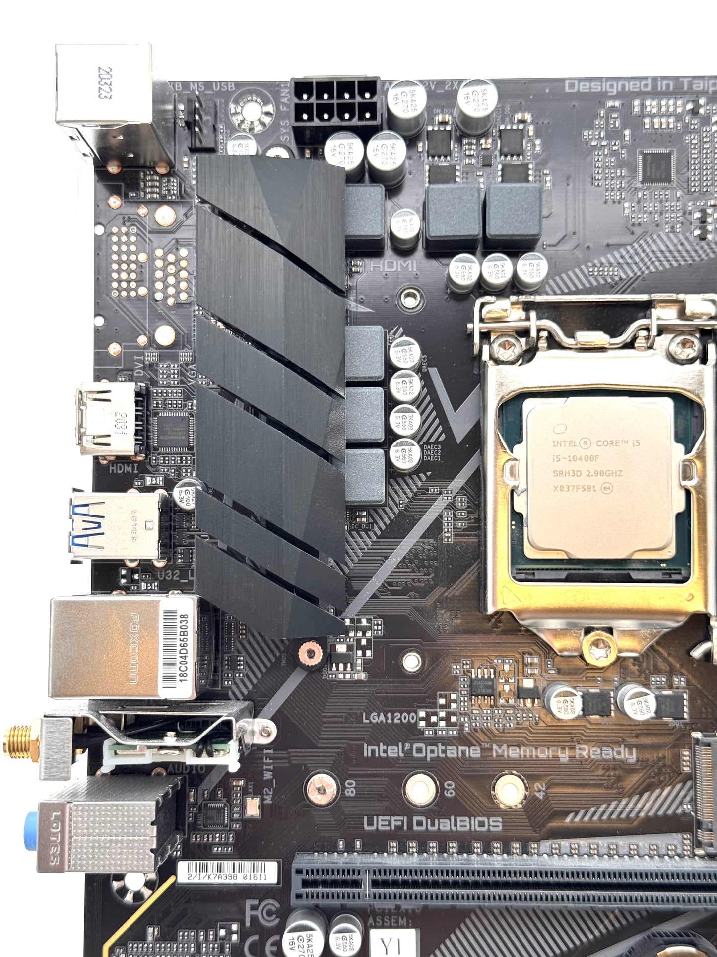 Gigabyte B460M DS3H AC Motherboard w/ Intel Core i5-10400F CPU Combo LGA1200 DDR4 (Tested)