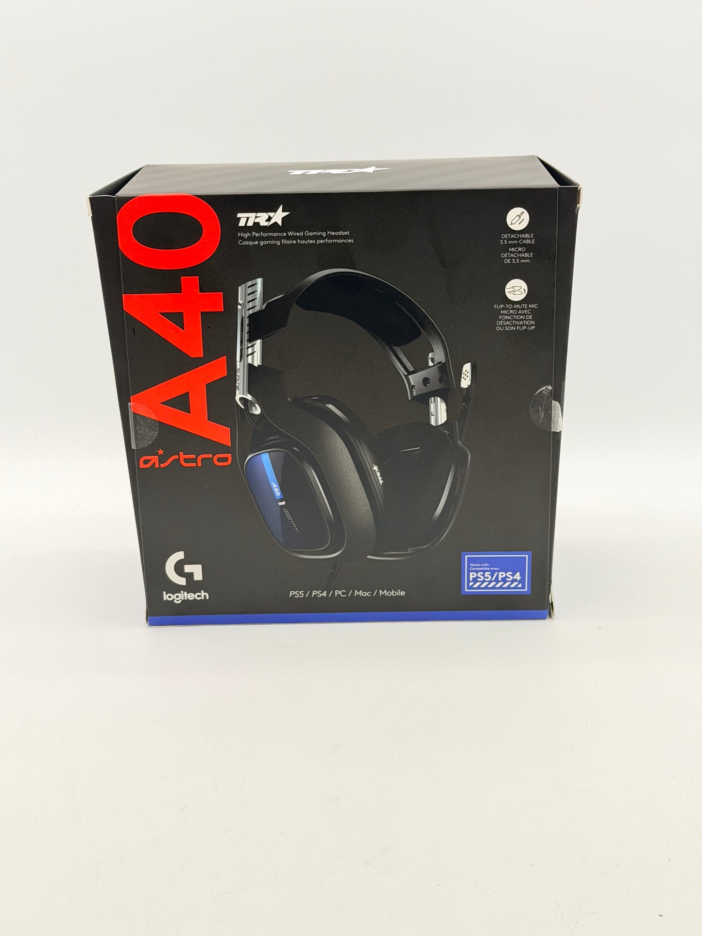 Logitech Astro A40 TR Headphones - Black