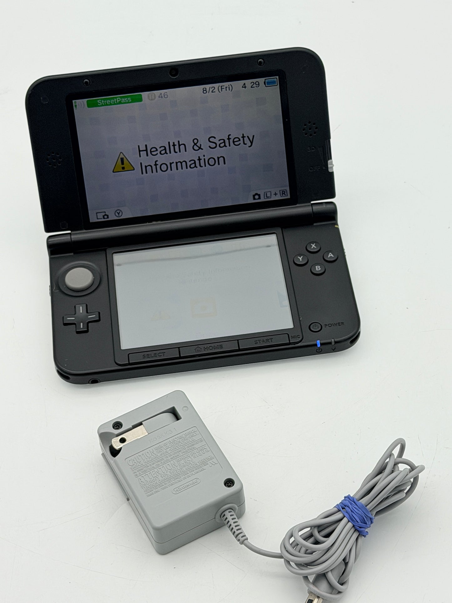 Nintendo 3DS XL Mario & Luigi Dream Team 4GB Handheld System - Silver w/ Charger