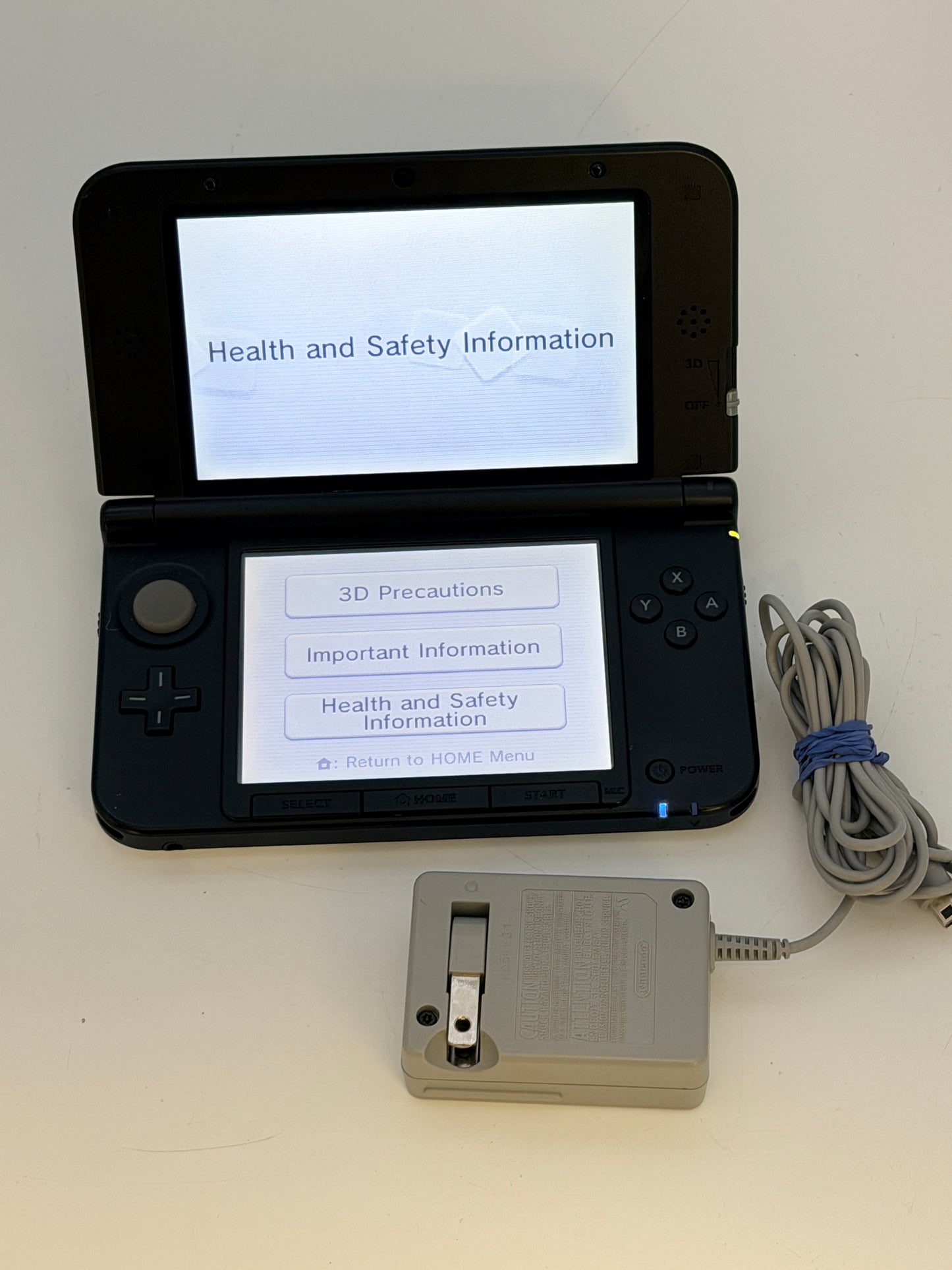Nintendo 3DS XL Mario & Luigi Dream Team 4GB Handheld System - Silver w/ Charger