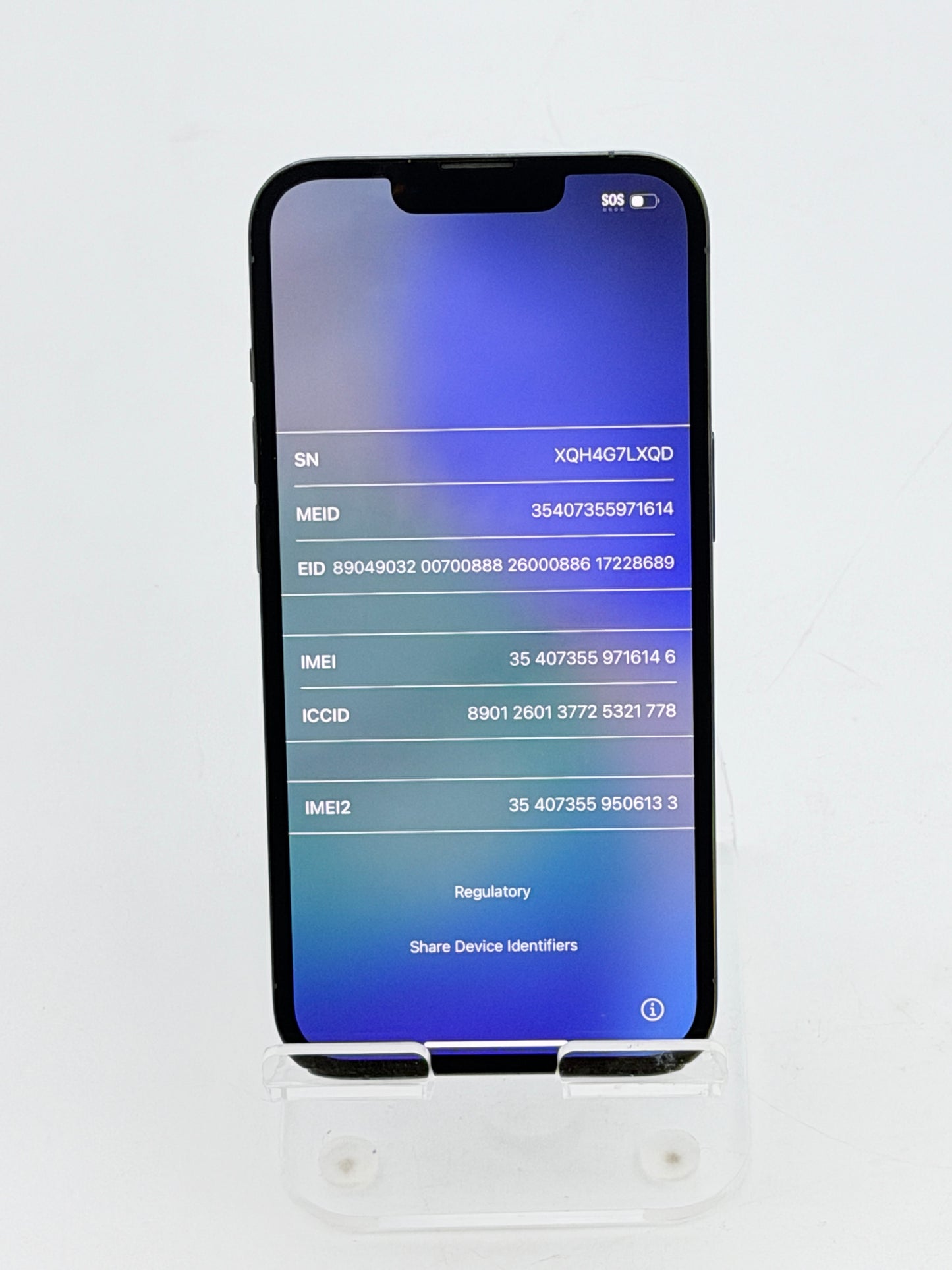 Apple iPhone 13 Pro Factory Unlocked Sierra Blue 128GB