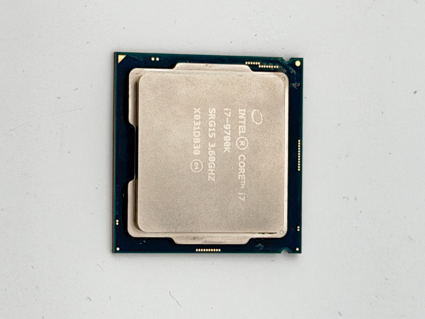 Intel i7-9700K X0331D830 Computer Part Used - A Black