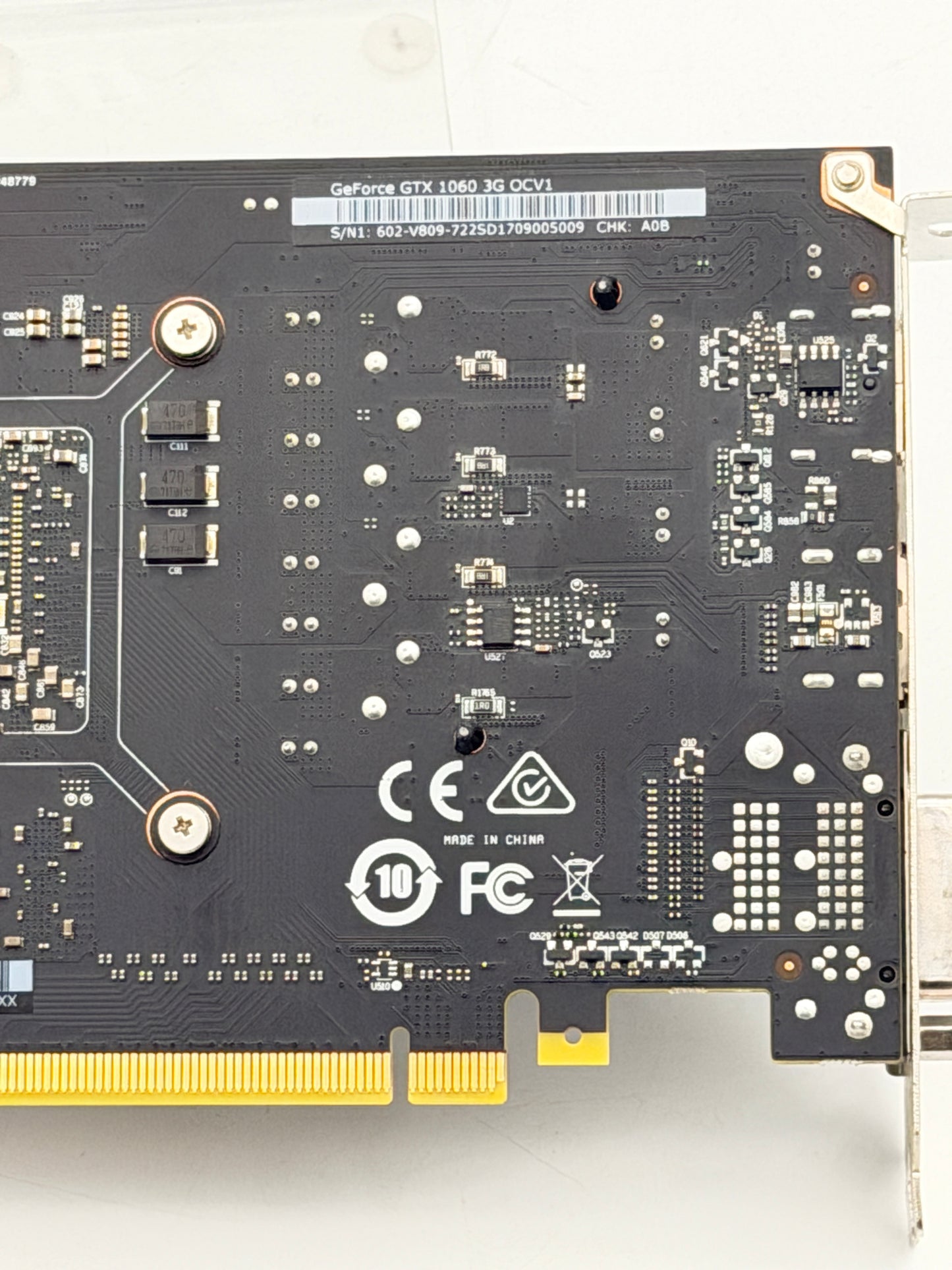 MSI NVIDIA GeForce GTX 1060 3G OCV1 3 GB GDDR5 PCI Express 3.0 x16 Graphics Card