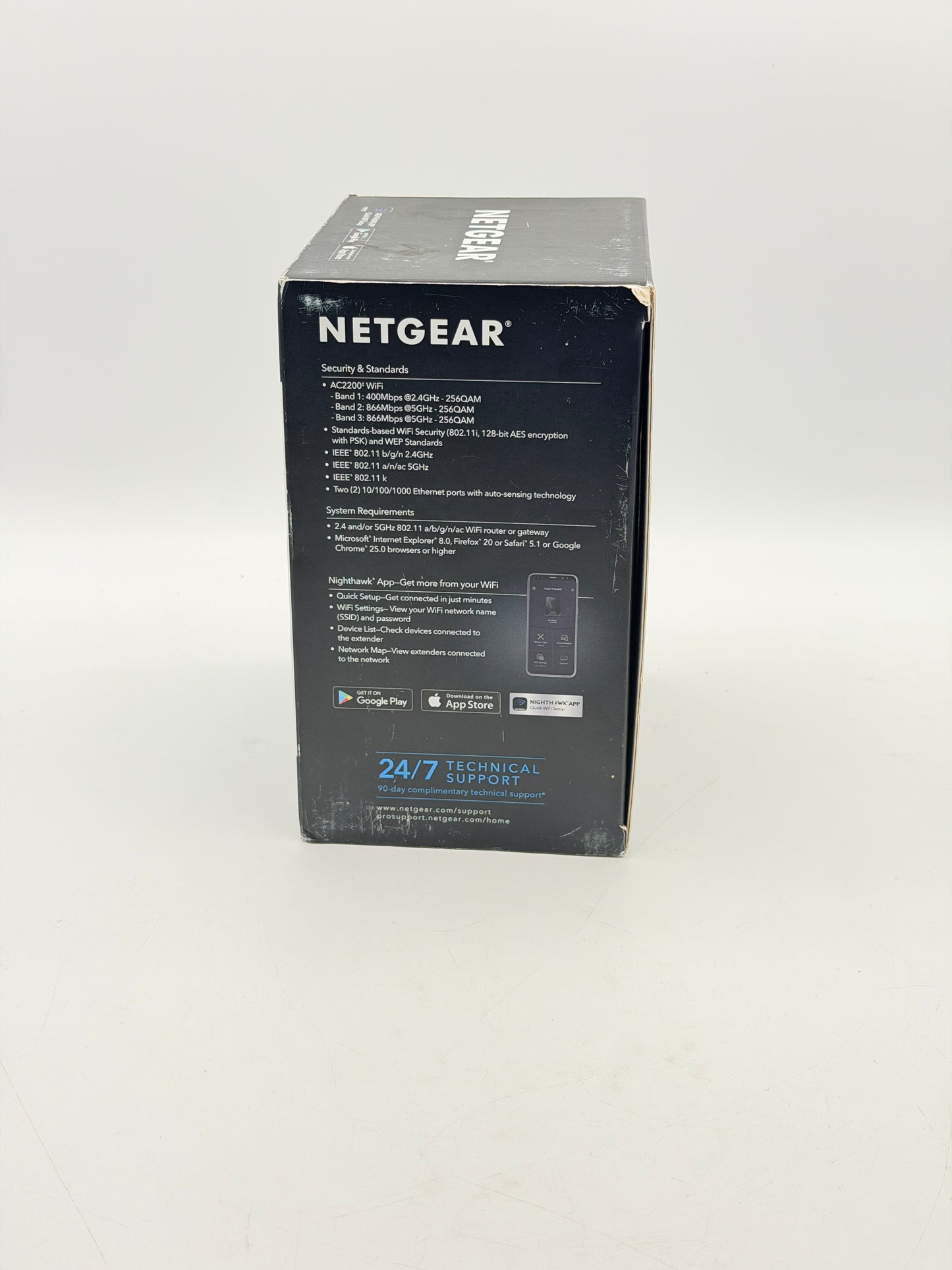 Netgear Nighthawk X6 AC2200 EX7700 Tri-Band WiFi Range Extender Router