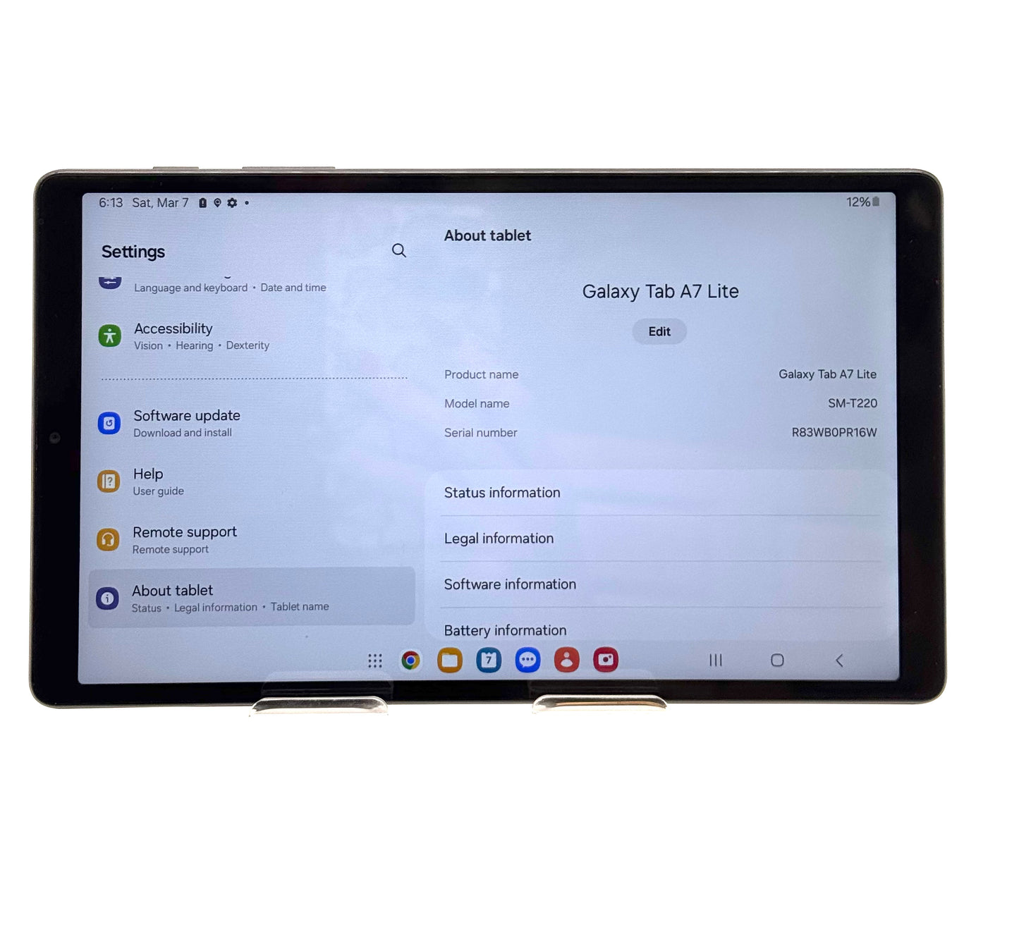 Samsung Galaxy Tab A7 Lite SM-T220 Tablet