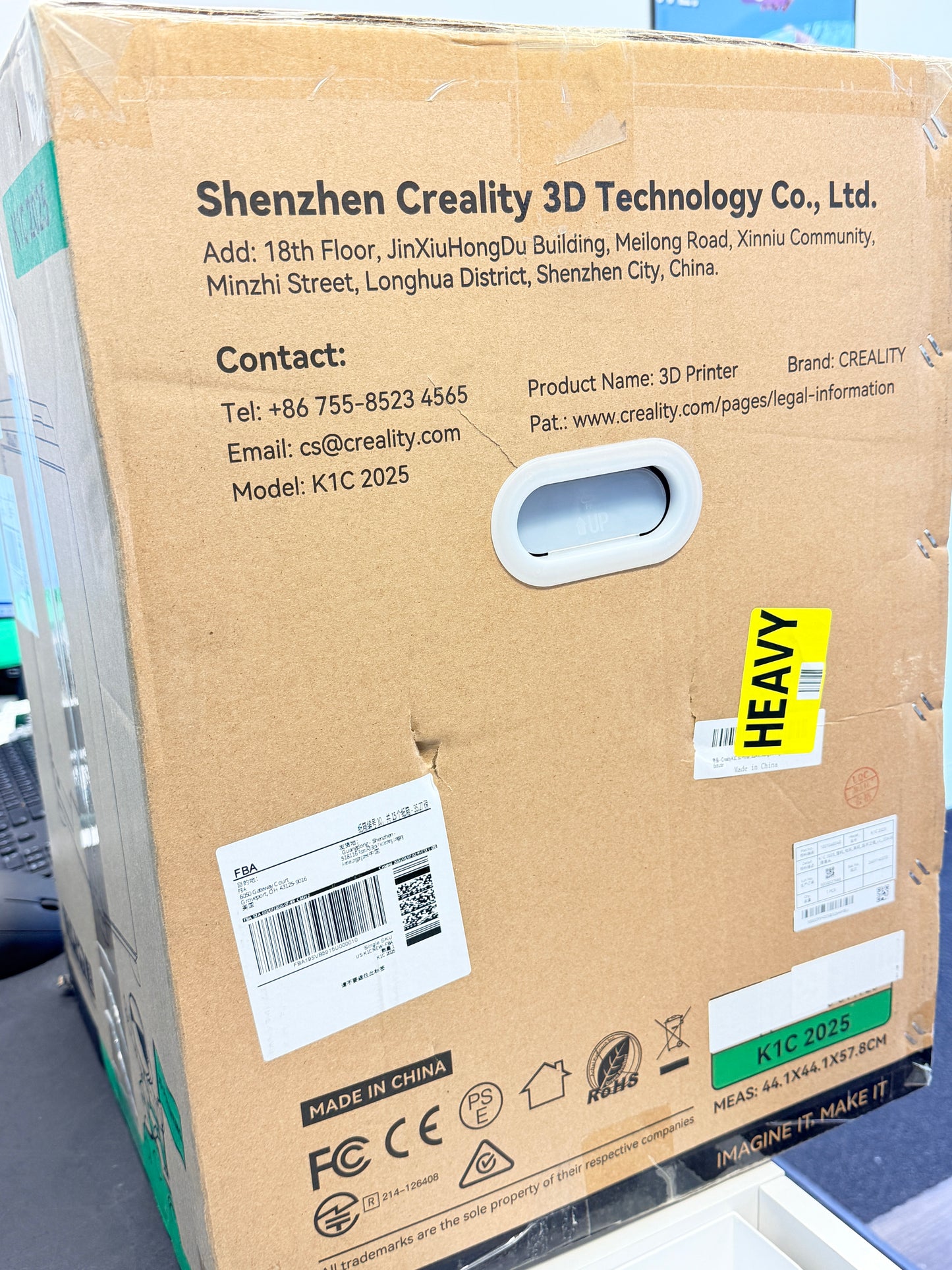Creality K1C2025 3D Printer Black - New In Box
