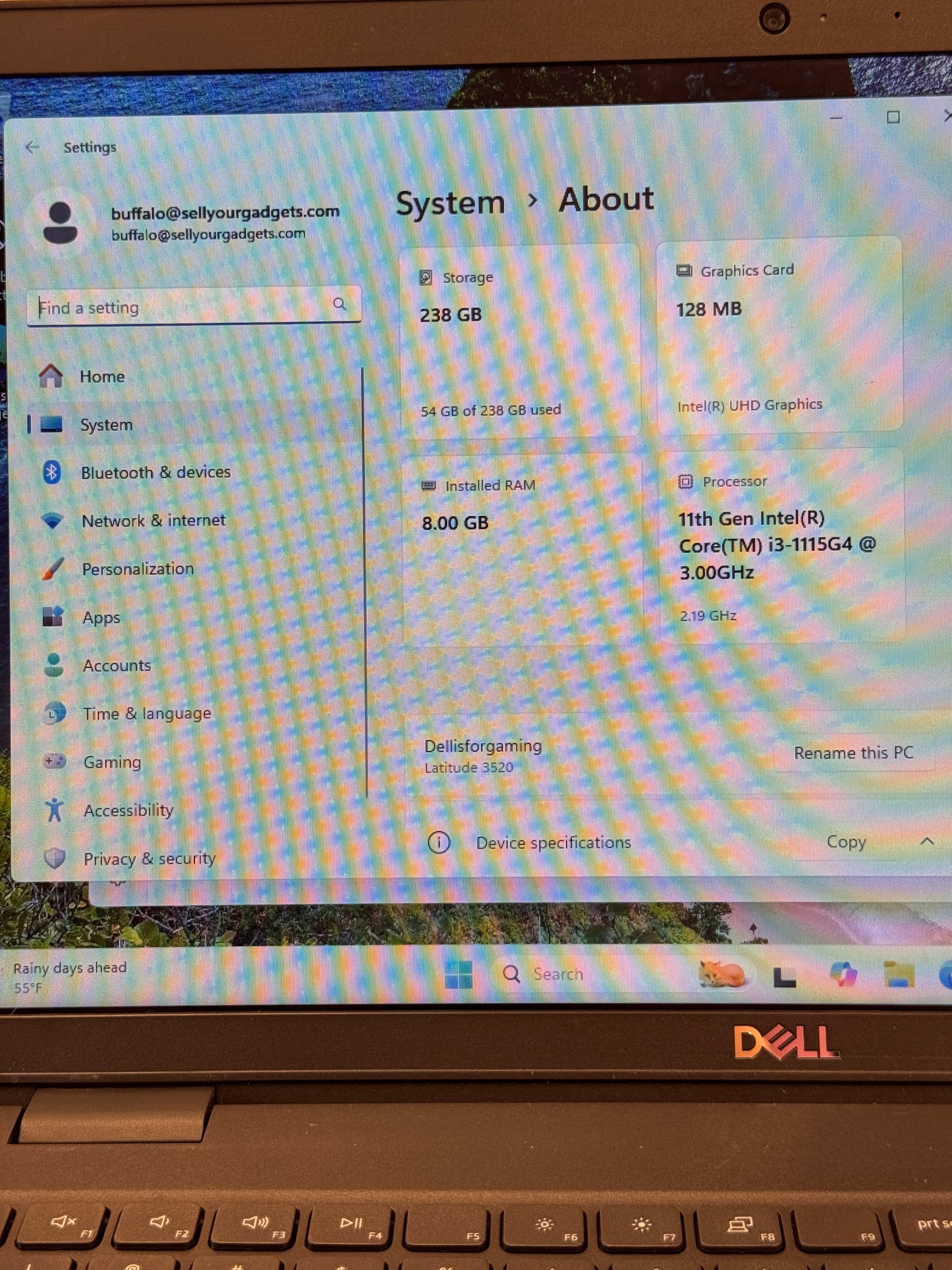 Dell Latitude 3520 Laptop