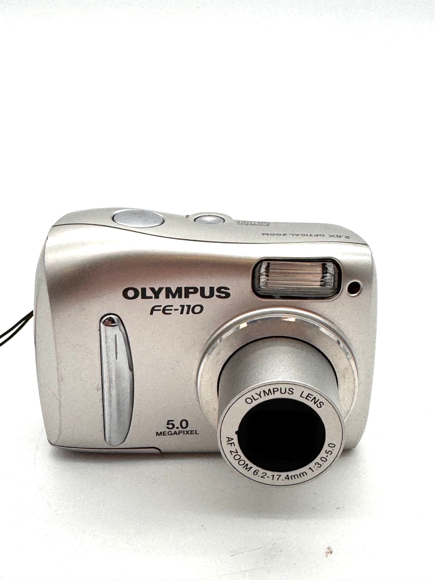Olympus FE-110 5.0MP Digital Camera Silver Y2K Retro Digicam Tested Works