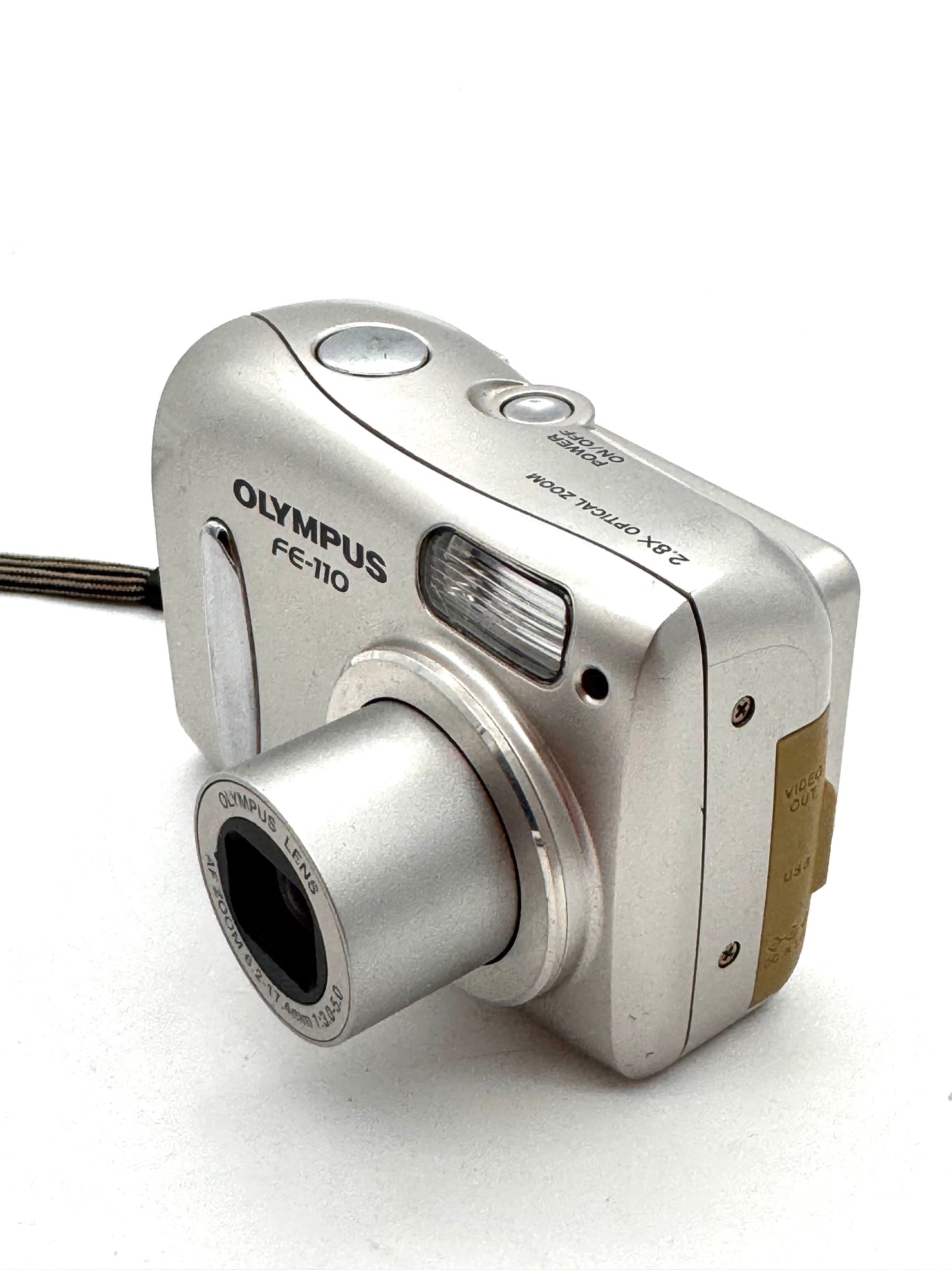 Olympus FE-110 5.0MP Digital Camera Silver Y2K Retro Digicam Tested Works