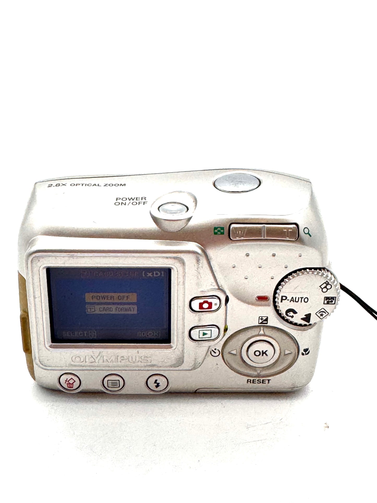 Olympus FE-110 5.0MP Digital Camera Silver Y2K Retro Digicam Tested Works