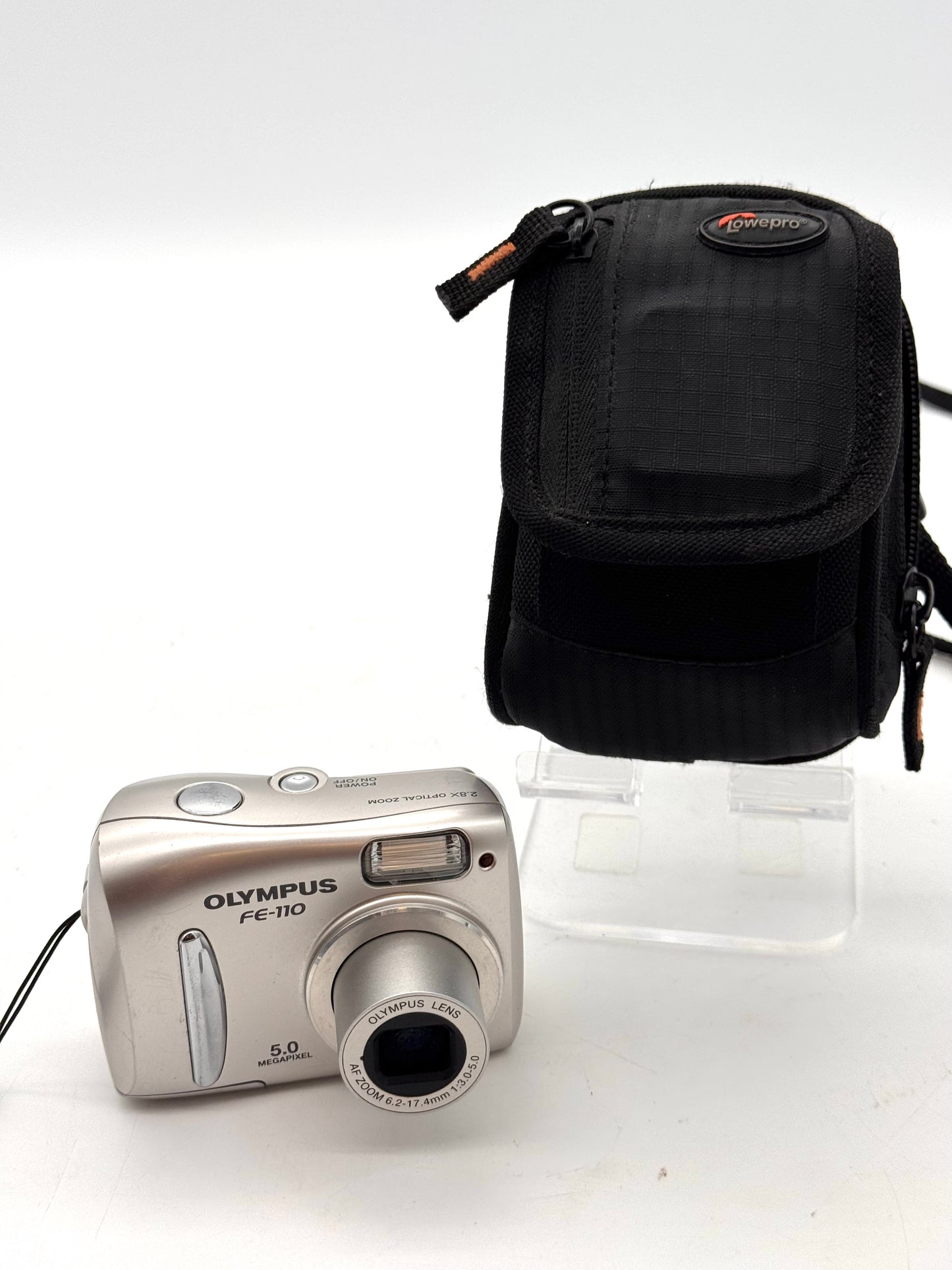 Olympus FE-110 5.0MP Digital Camera Silver Y2K Retro Digicam Tested Works
