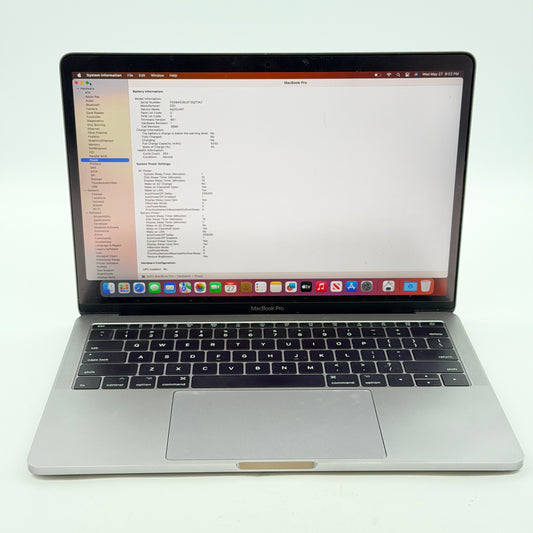 Apple MacBook Pro 13" A1708 2017 Core i5 8GB RAM 512GB SSD Black