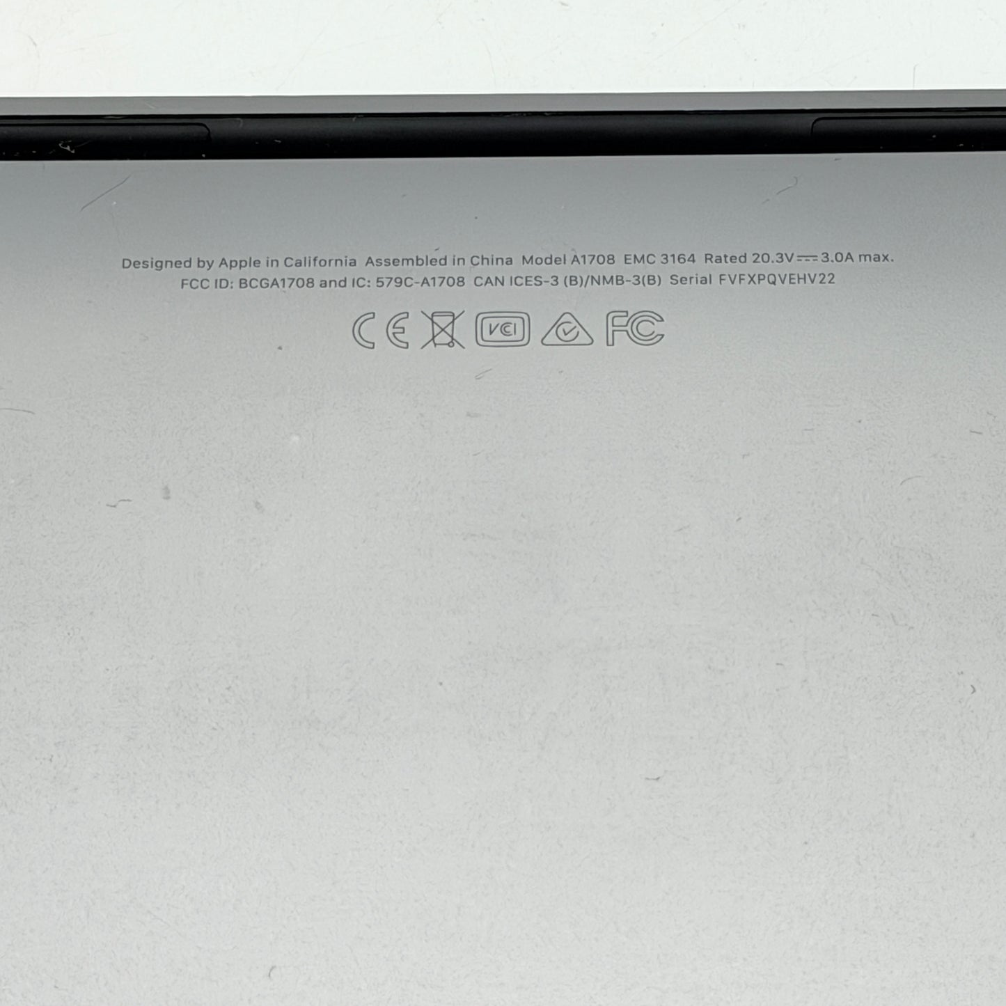 Apple MacBook Pro 13" A1708 2017 Core i5 8GB RAM 512GB SSD Black