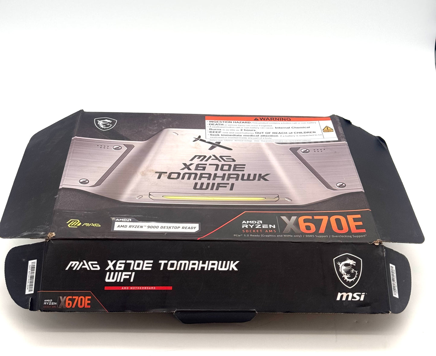 MSI MAG X670E Tomahawk WiFi AM5 DDR5 ATX Motherboard - BROKEN PARTS ONLY
