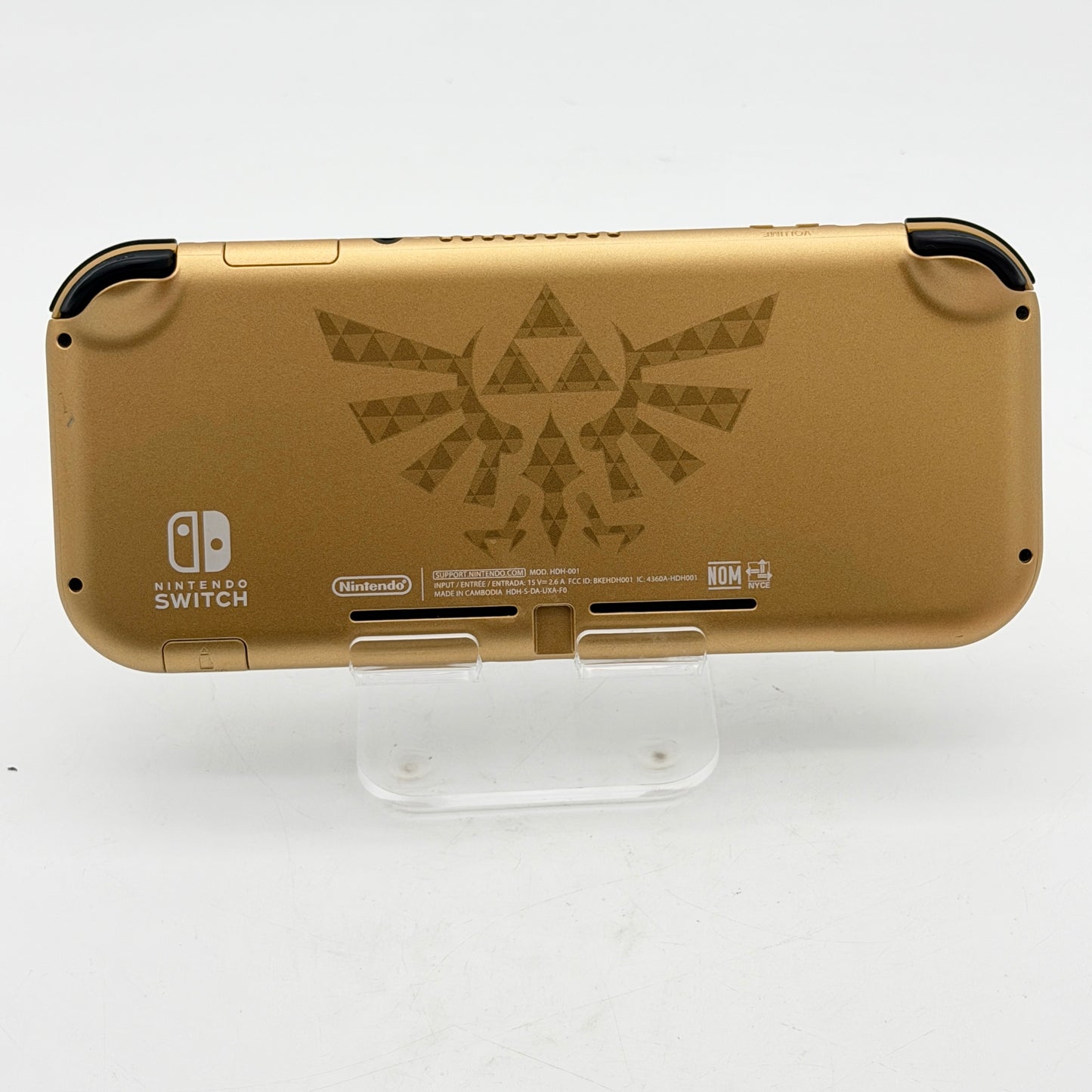 Nintendo Switch Lite Hyrule Edition Gold Console Bundle w/ SpongeBob & Yum Yum