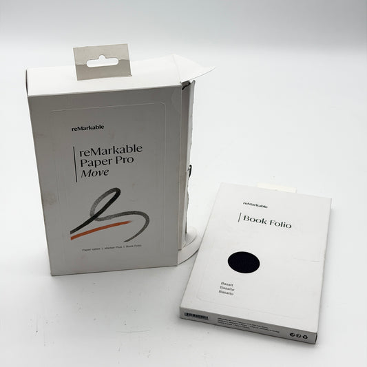 reMarkable Paper Pro Move Color Display Tablet 7.3" RM03A w/ Marker Plus & Folio New Open Box