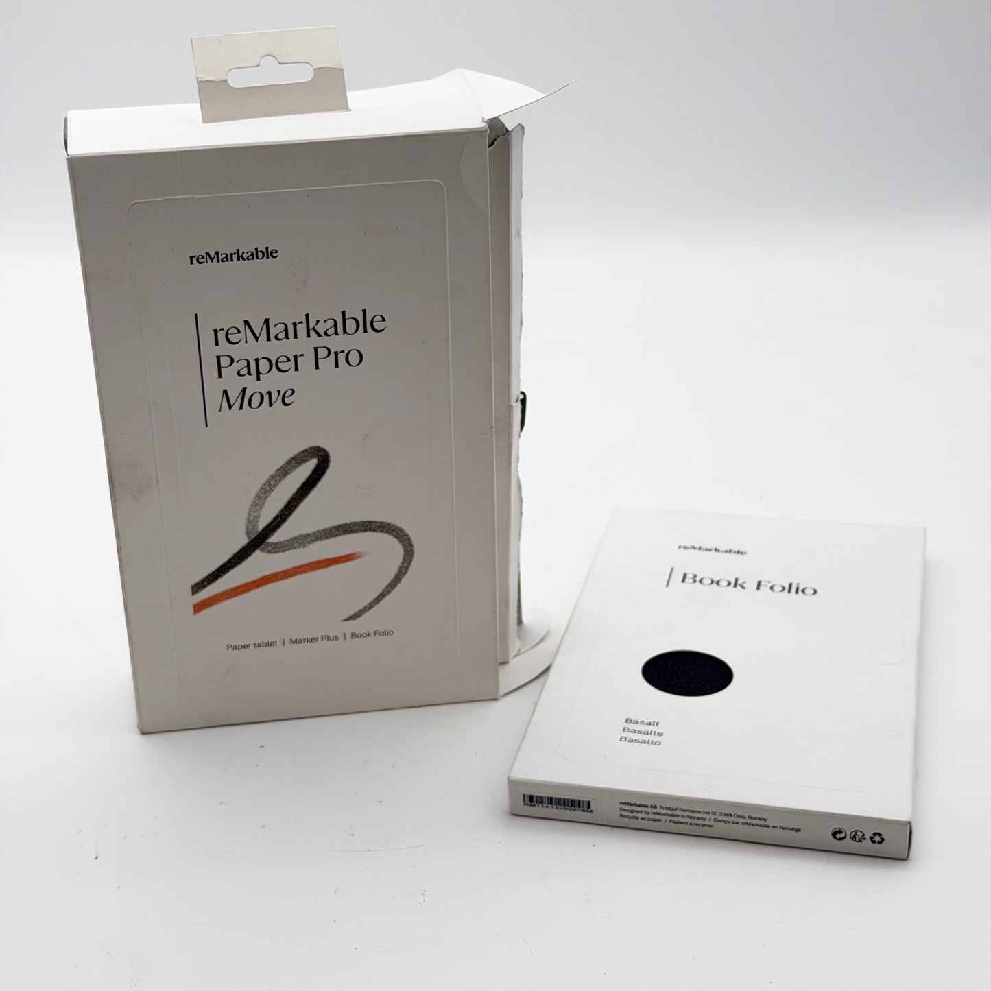 reMarkable Paper Pro Move Color Display Tablet 7.3" RM03A w/ Marker Plus & Folio New Open Box