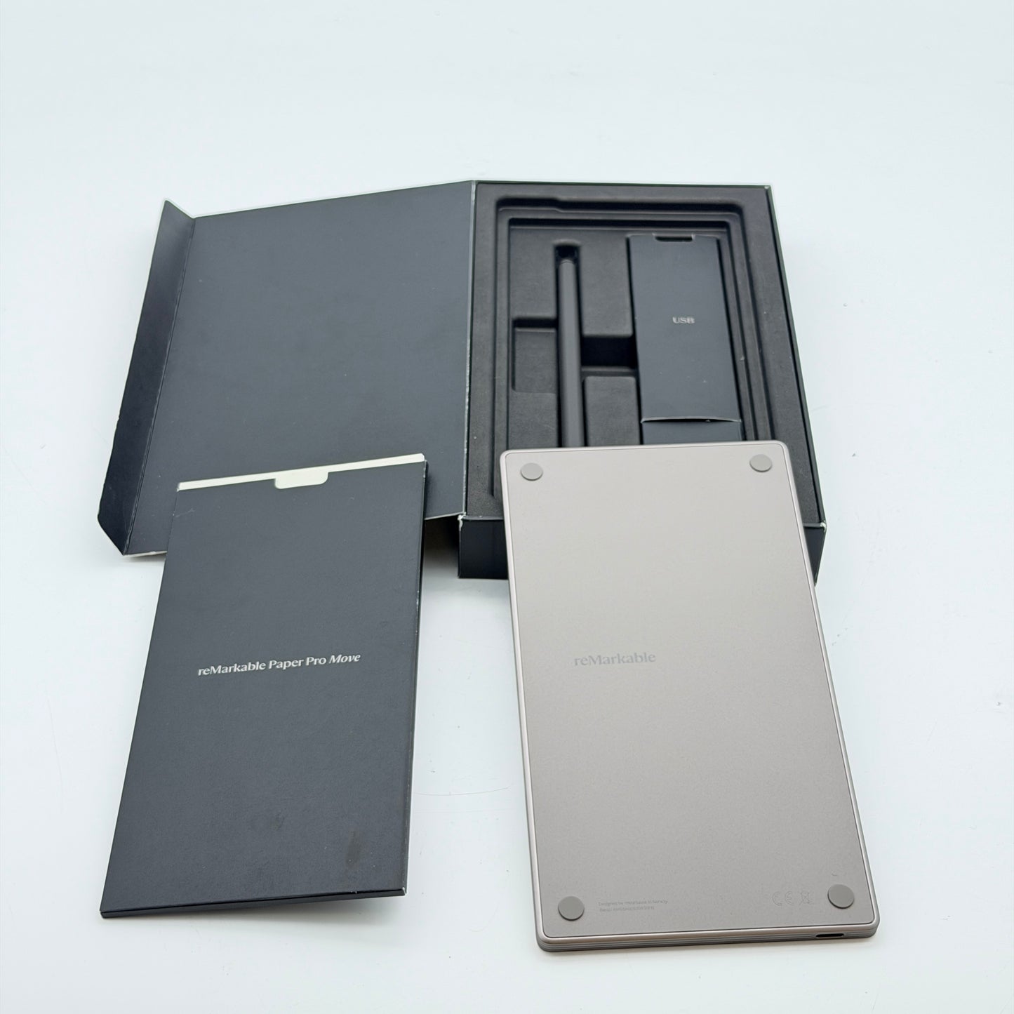 reMarkable Paper Pro Move Color Display Tablet 7.3" RM03A w/ Marker Plus & Folio New Open Box