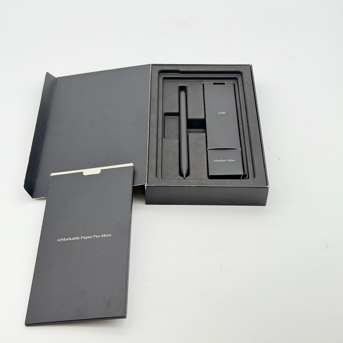 reMarkable Paper Pro Move Color Display Tablet 7.3" RM03A w/ Marker Plus & Folio New Open Box