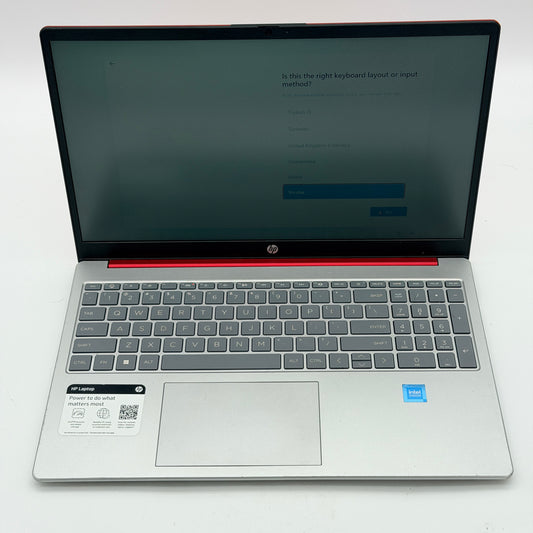 HP 15-FD0083WM 15-inch Laptop Core i3 16GB RAM 128GB Red