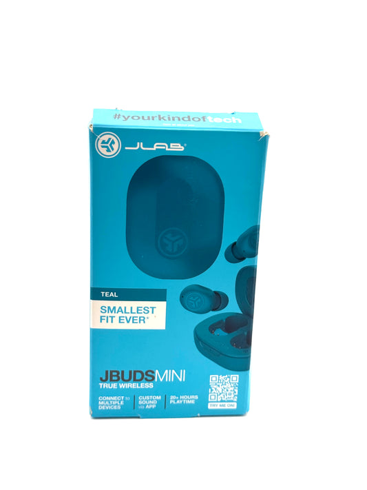 JLab JBudsMini Headphones - New In Box - Blue