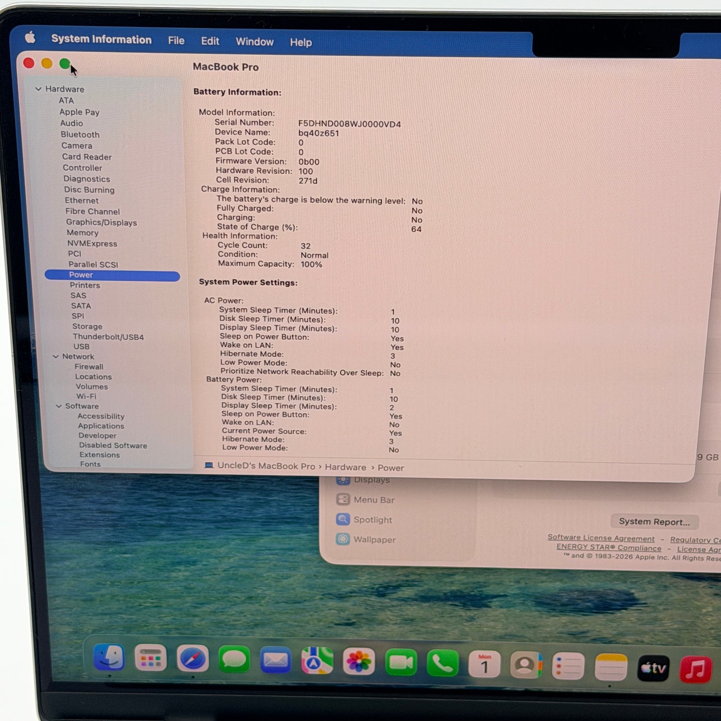 Apple MacBook Pro 14-inch A3434 2025 Silver M5 16GB RAM 1TB SSD Laptop