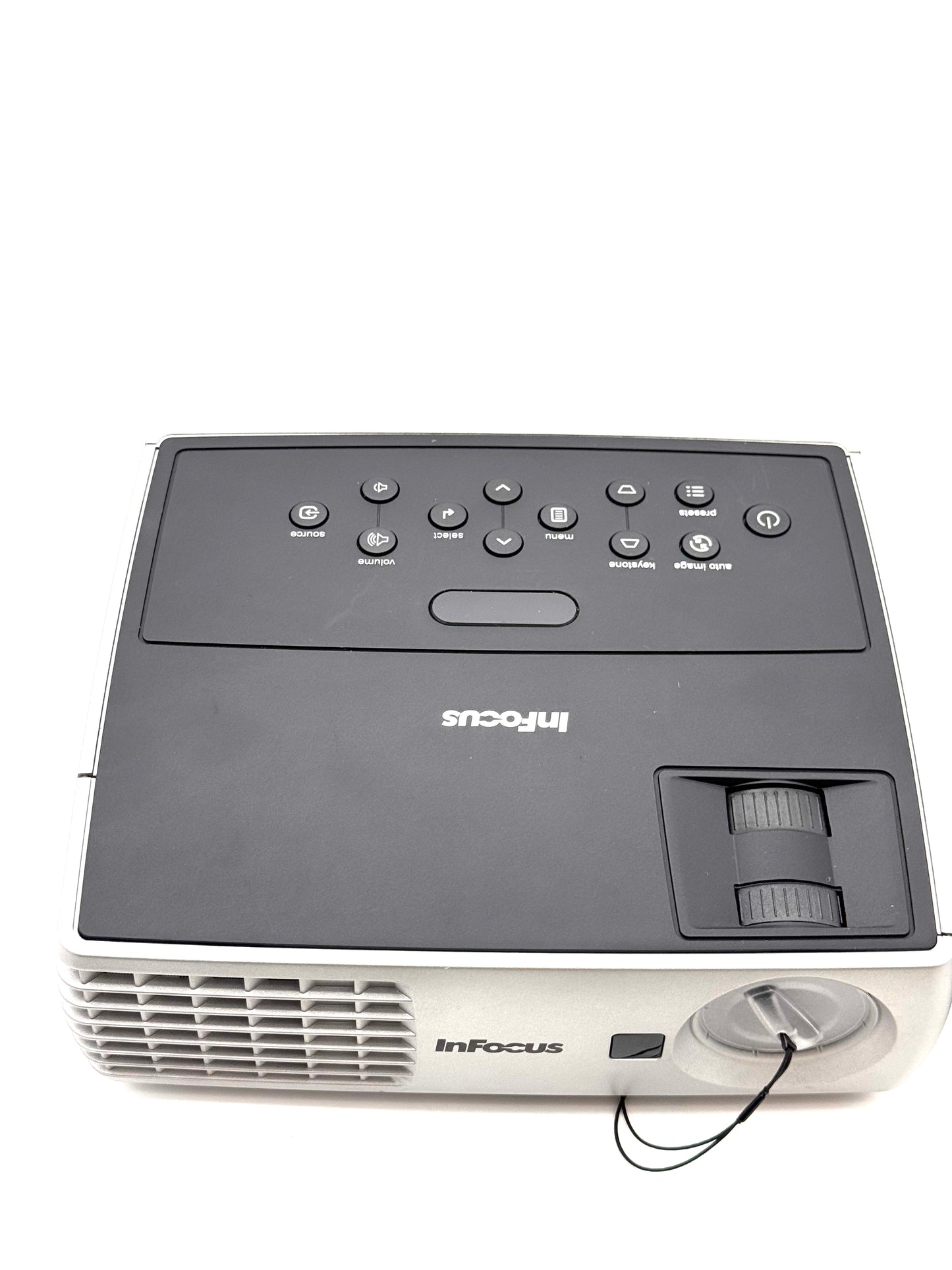 InFocus IN1102 Portable DLP Projector 2200 Lumens W/ Power Cord Case - Tested