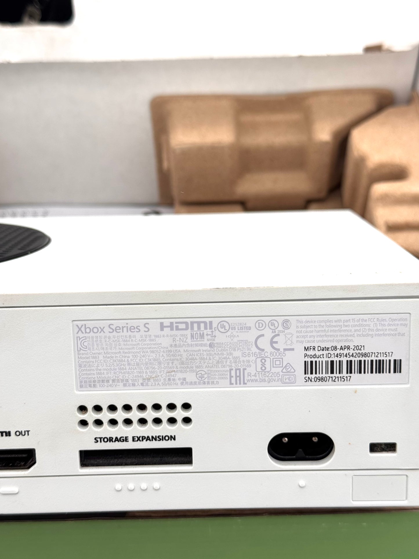 Microsoft Xbox Series S (1883) 2020