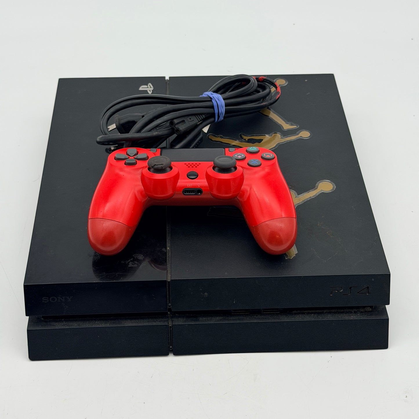 Sony PlayStation 4 (CUH-1001A) 500GB Black Console with Controller & Cables