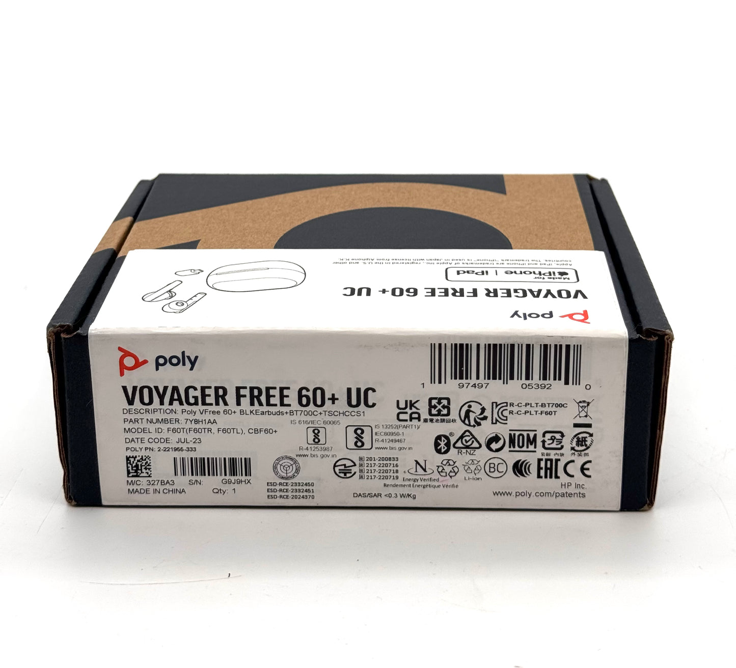 Poly Voyager Free 60+ UC - New In Box