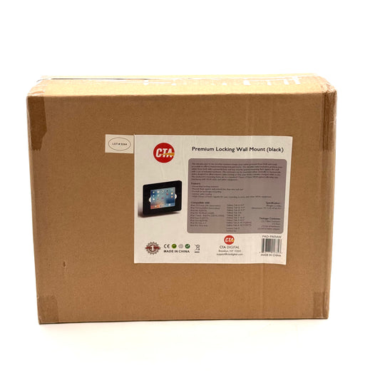 CTA Digital Premium Locking Wall Mount for iPad