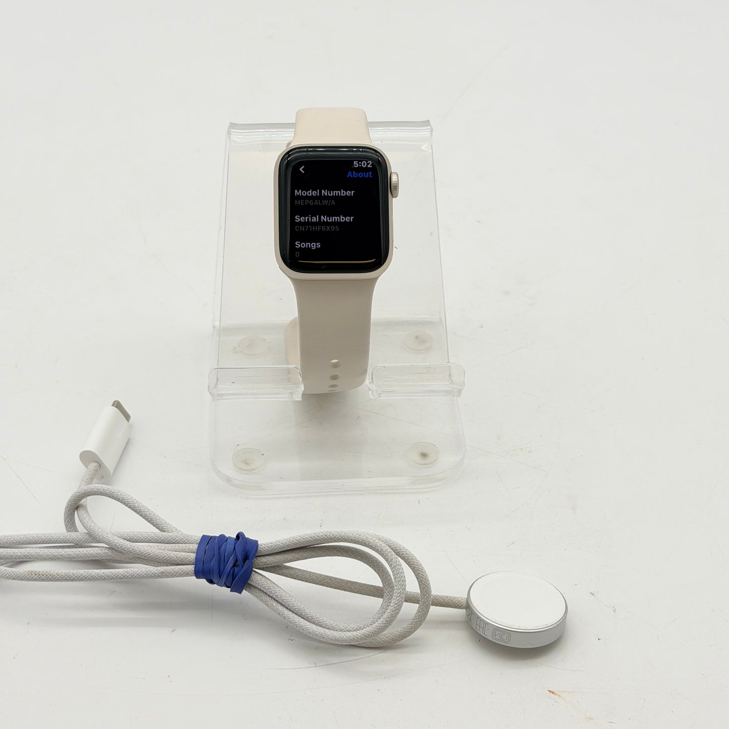 Apple Watch SE 3 GPS Only A3325 2025 40mm Starlight Aluminum GPS + Cellular