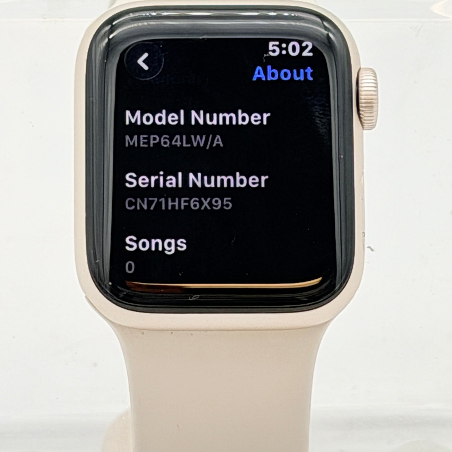 Apple Watch SE 3 GPS Only A3325 2025 40mm Starlight Aluminum GPS + Cellular