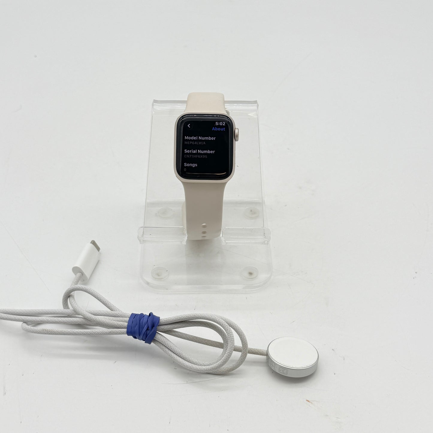 Apple Watch SE 3 GPS Only A3325 2025 40mm Starlight Aluminum GPS + Cellular
