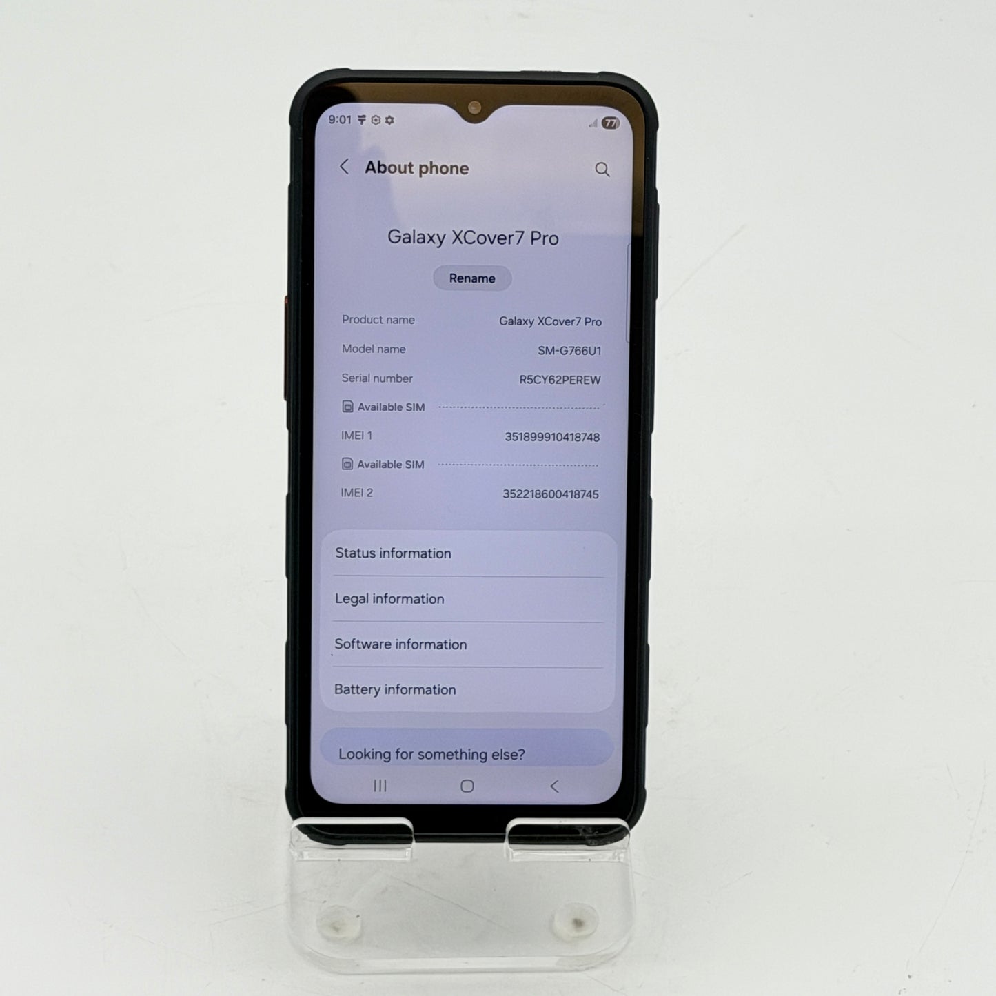 Samsung Galaxy XCover 7 Pro 128GB Black