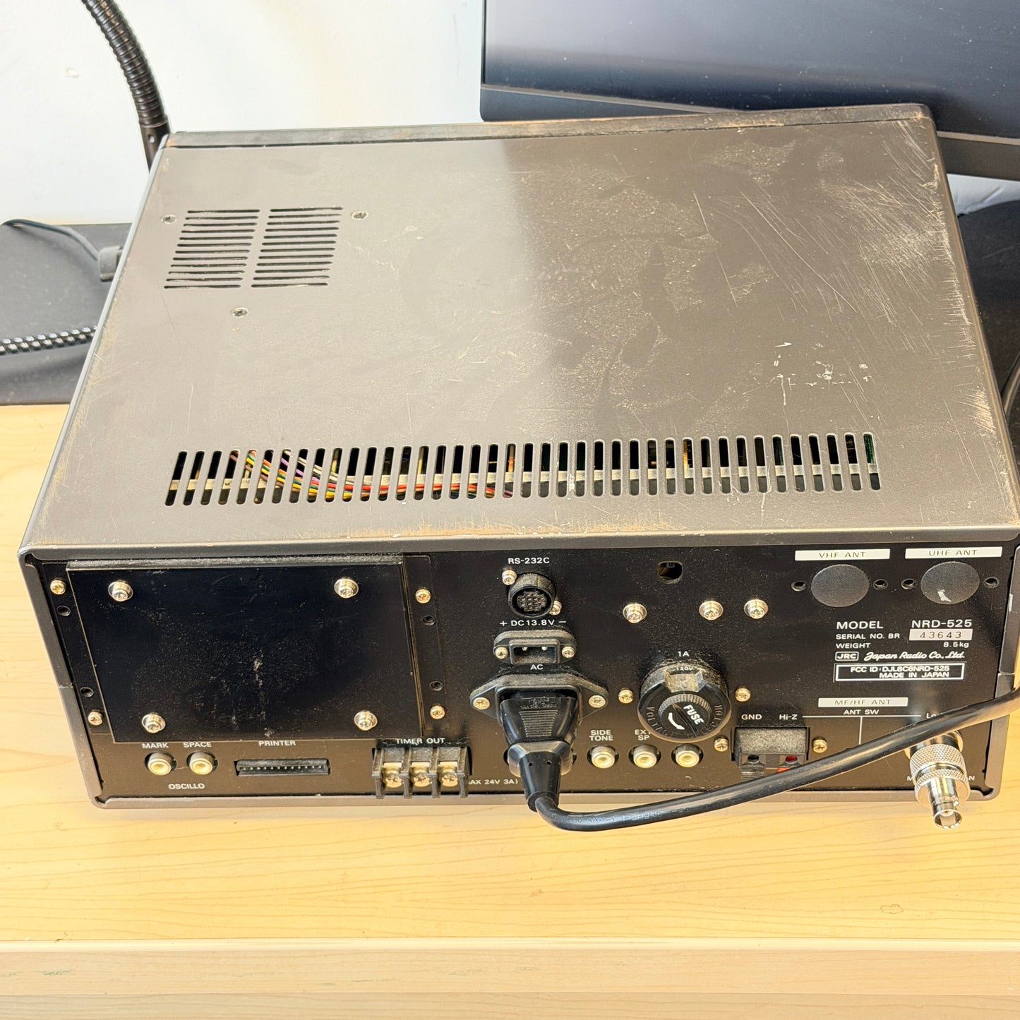 JRC NRD-525 Vintage General Coverage All-Mode Communications Receiver Used
