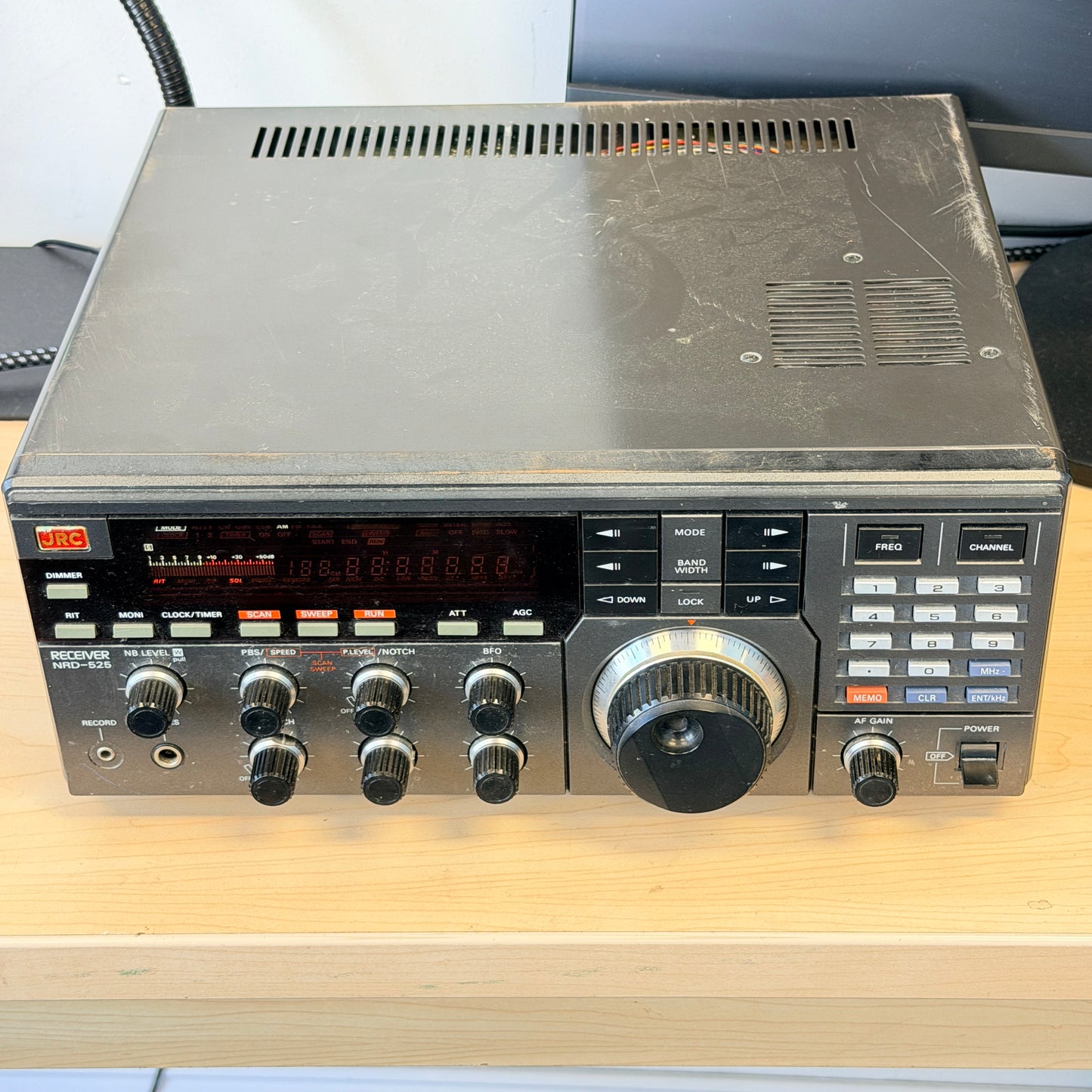 JRC NRD-525 Vintage General Coverage All-Mode Communications Receiver Used