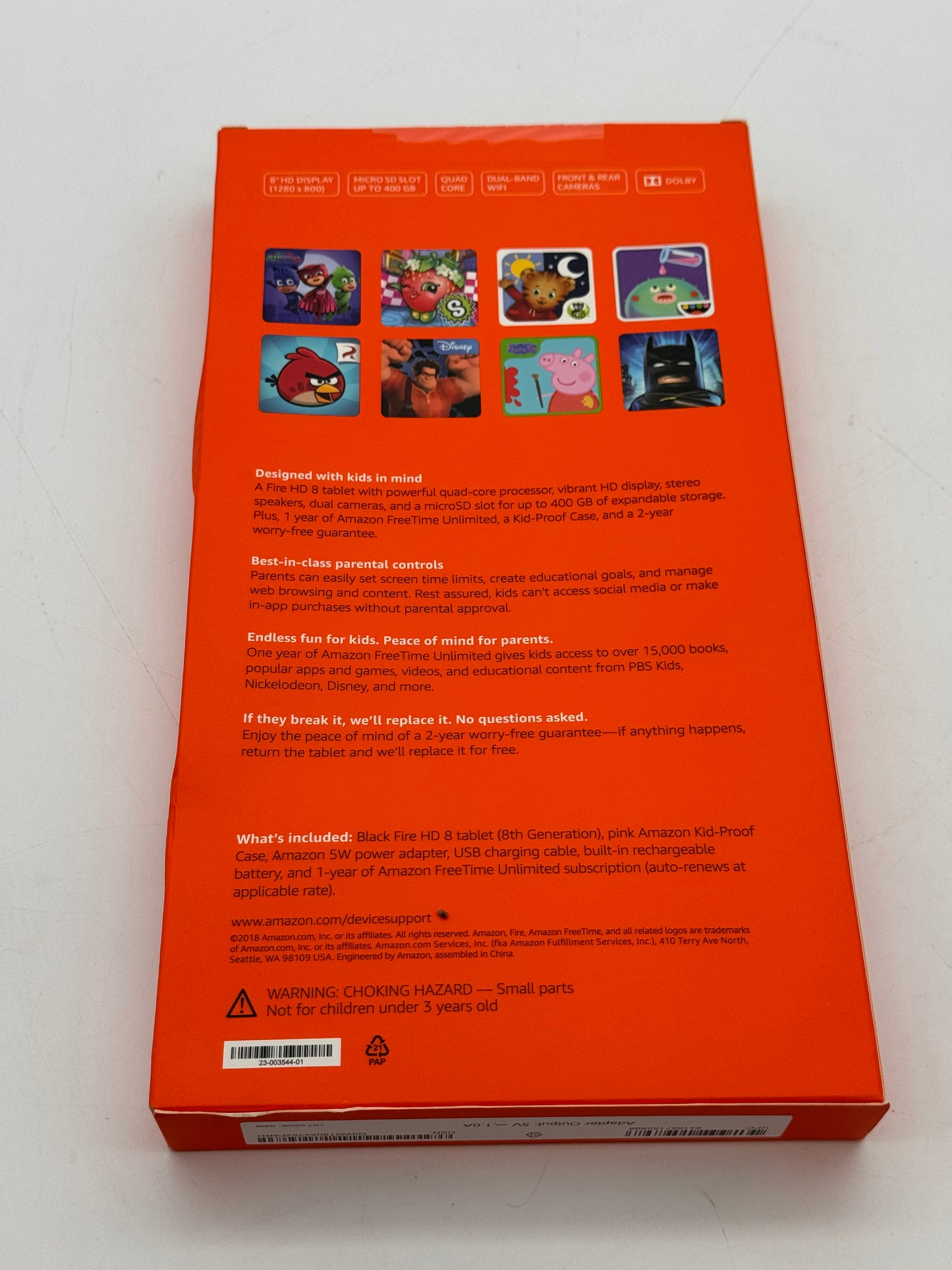 Amazon Fire Kids 8 Tablet - Pink, 32GB - New In Box