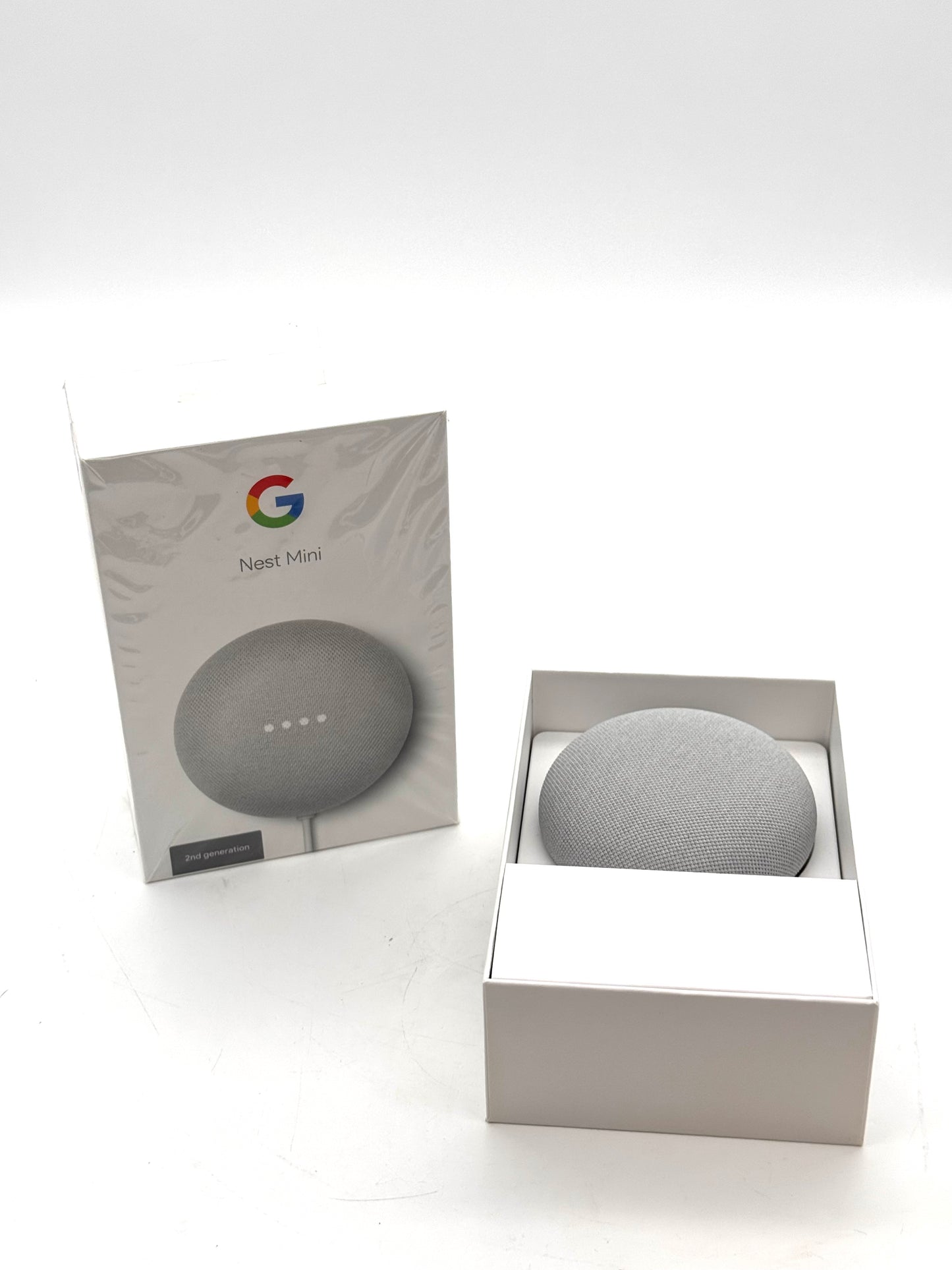 Google Nest Mini 2nd Gen Smart Speaker (GA00638) - White