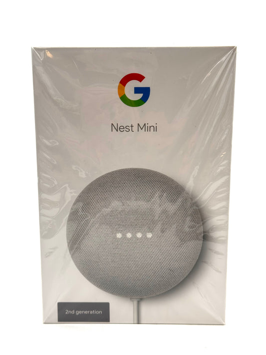 Google Nest Mini 2nd Gen Smart Speaker (GA00638) - White