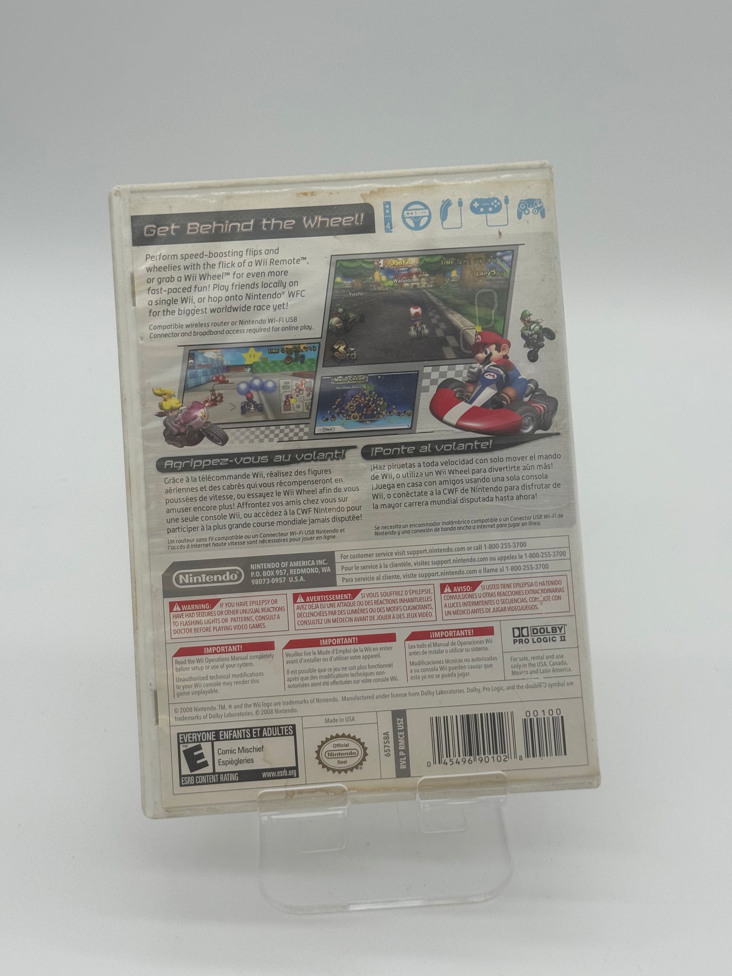 Used Mario Kart Wii for Wii - Heavy Scratches on Disc & Box