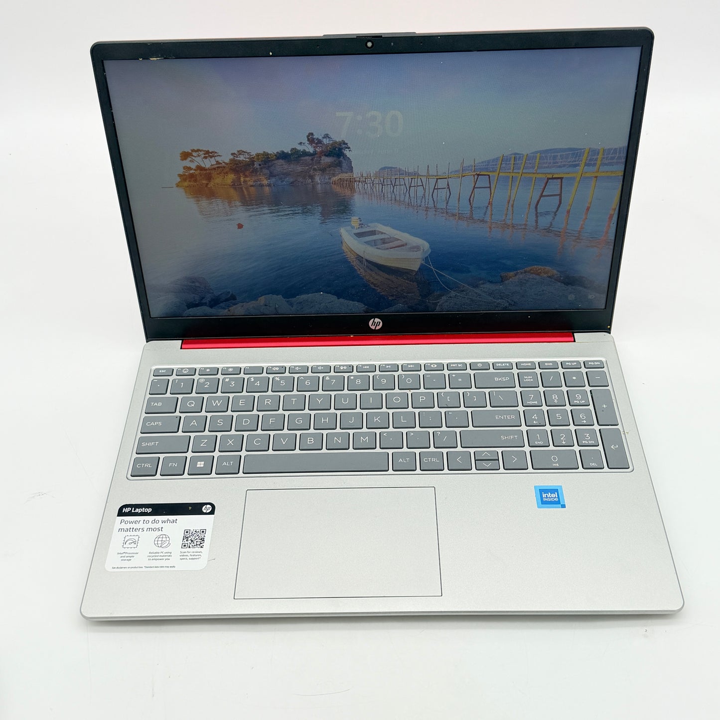 HP 15.6" Laptop Scarlet Red Intel N200 4GB RAM 128GB SSD Windows 11 - TESTED