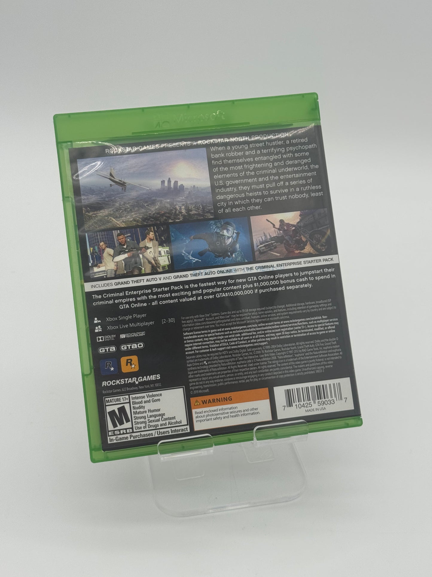 Grand Theft Auto V [Premium Edition] for Xbox One - Used with Box