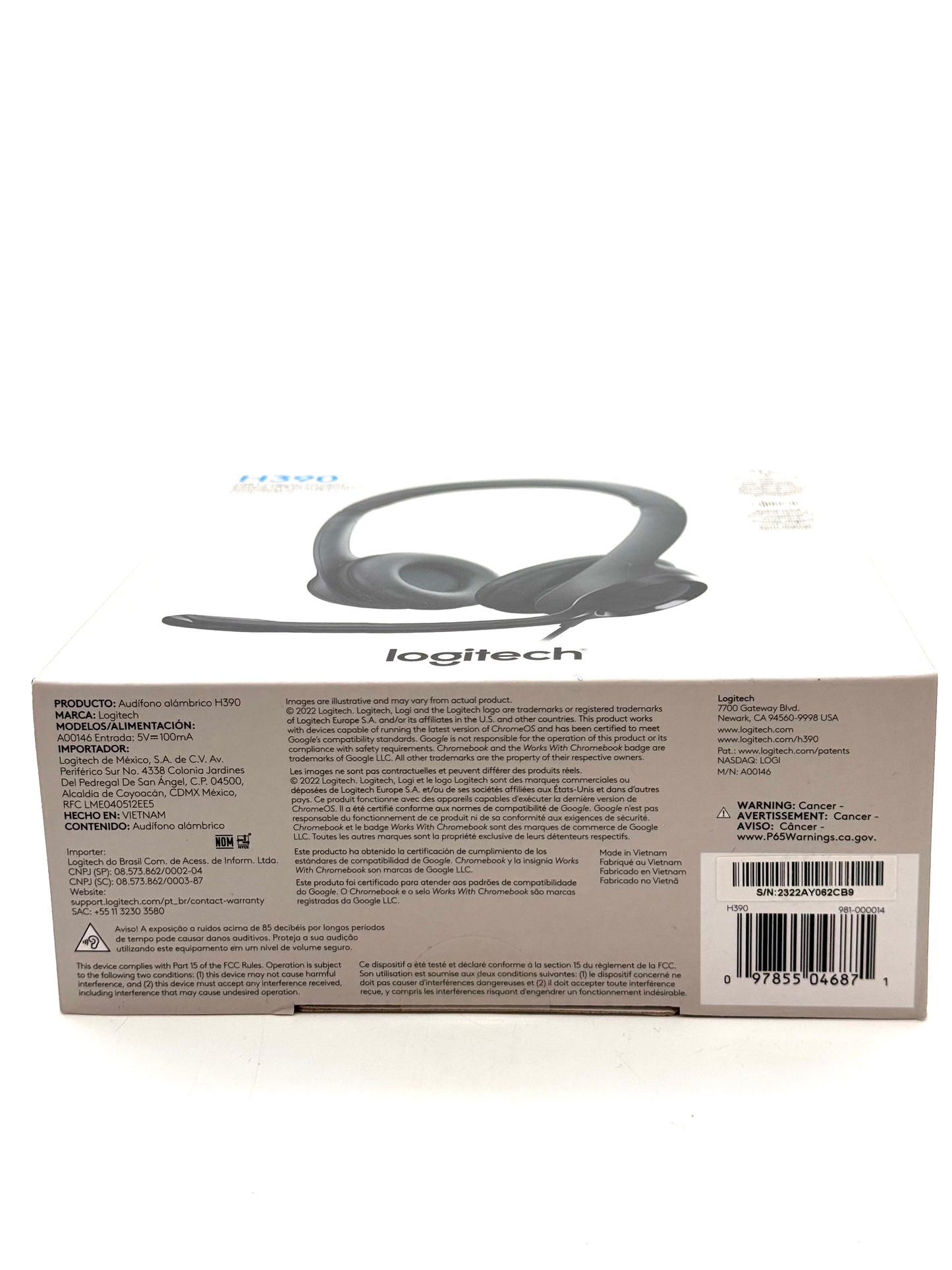 Logitech G935 Headphones Black  - New In Box -