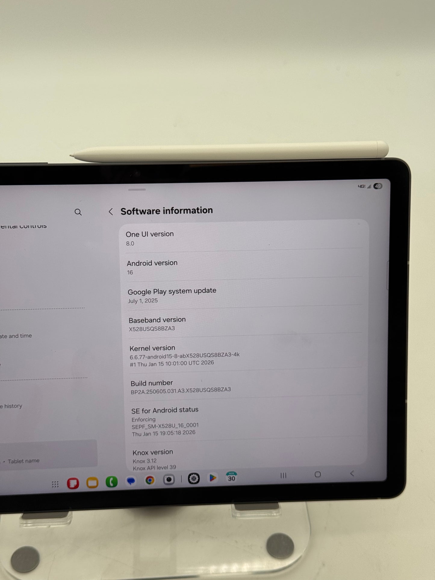 Samsung Galaxy Tab S 10 FE SM-X528U 128GB Blue LOCKED TO VERIZON